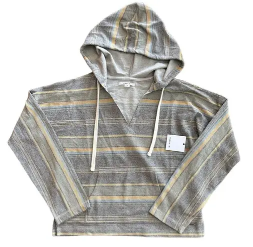 O'Neill NWT O’Neill Rosarito Hoody Women’s Size Medium Striped Minimalist Boho Comfort