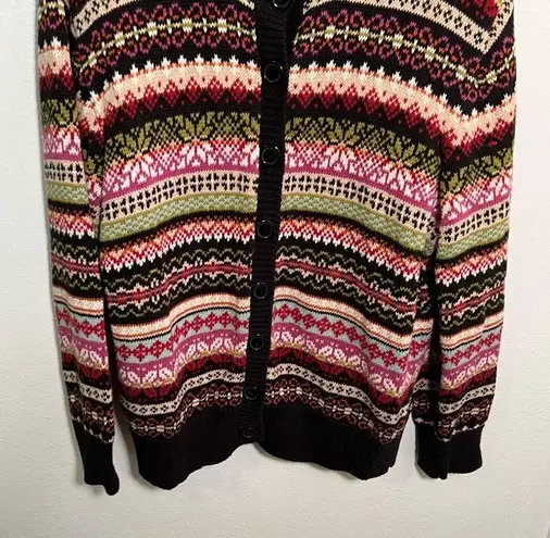 Tiara International Vintage  Cardigan Sweater Fair Isle