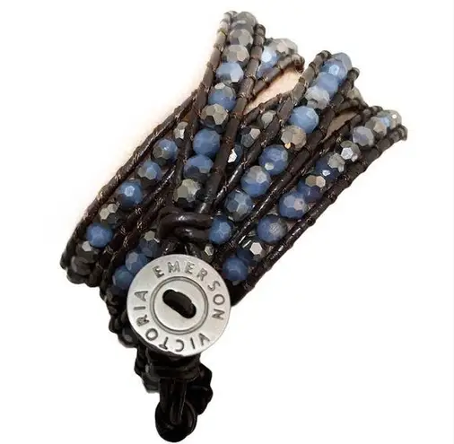 Victoria Emerson  | wrap bracelet smoky lavender