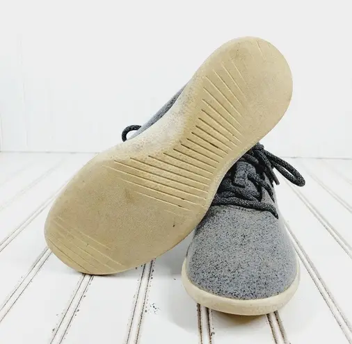 Allbirds Gray Wool Lace Up Runners Sporty Comfy Flat Athleisure walking Sneakers