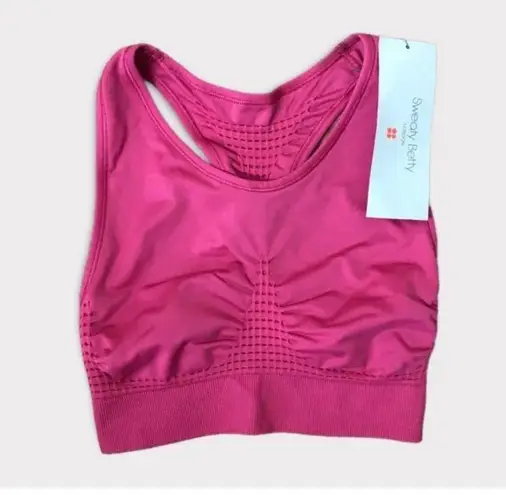 Sweaty Betty stamina workout sports bra tayberry pink