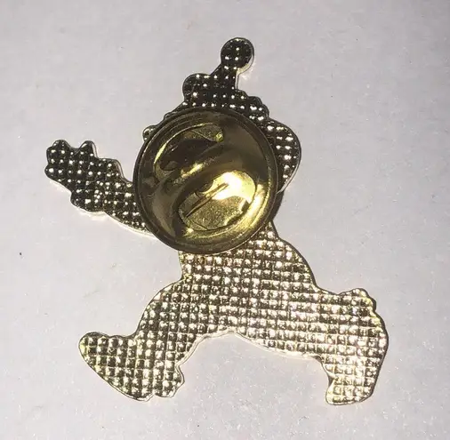 Colorful Clown Enamel Pin Blue