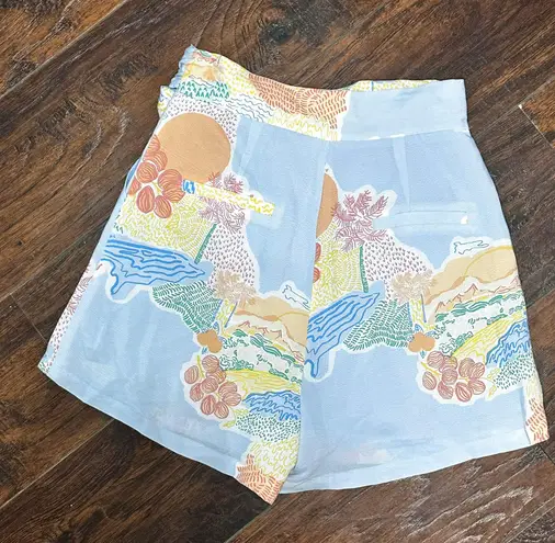 FRNCH Davina city highwaisted belted shorts