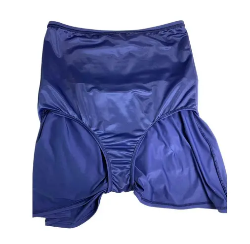 Lands End Polka Dot High Neck Tankini Swim Skirt Set 16 Top Size 16D Blue White