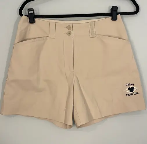 Nike Golf Women's Khaki Shorts Disney Cruise Line Embroidered Athletic Ft 2TP Tan Size undefined