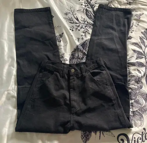 John Galt Brandy Melville / Black Cargo Jeans - 100% Cotton