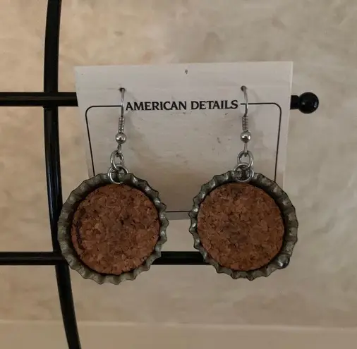 Nwt Vintage DADS Diet RootBeer BottleCap Earrings