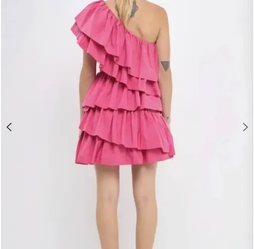 Endless Rose Pink Ruffle Mini Dress
