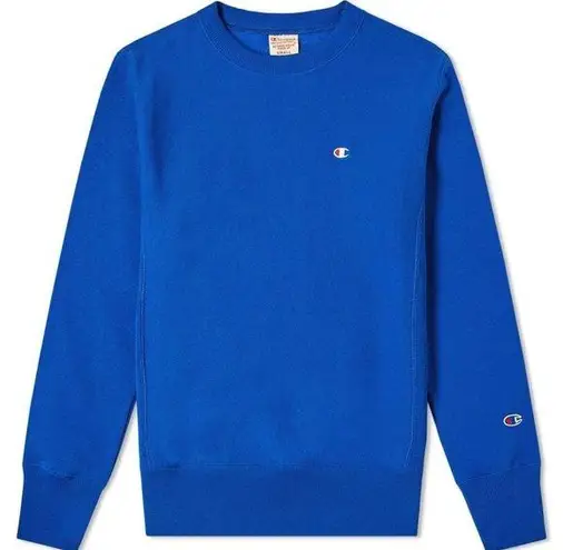 Champion  Reverse Weave Classic Crew Sweat Royal Blue