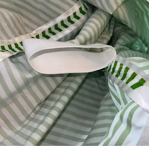 Marine Serre Regenerated Ball Skirt Green Striped