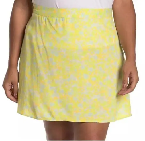 Abound NWT  Yellow Floral Skirt in Pink Multi Tarry Floral - Size: 2X