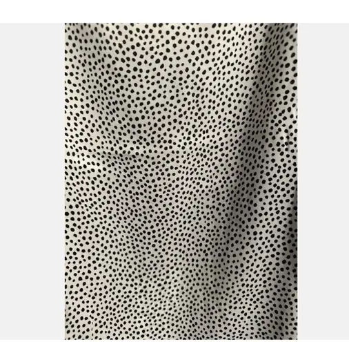 Mine NWT Sz S Fabulous Polka Dot Tank Top Cami White W Black Spots