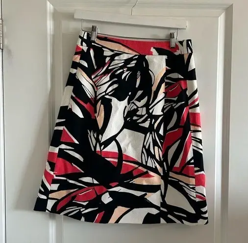 Hugo Boss Boss Viphima Print A-line Women’s Skirt Size 6 Fully Lined
