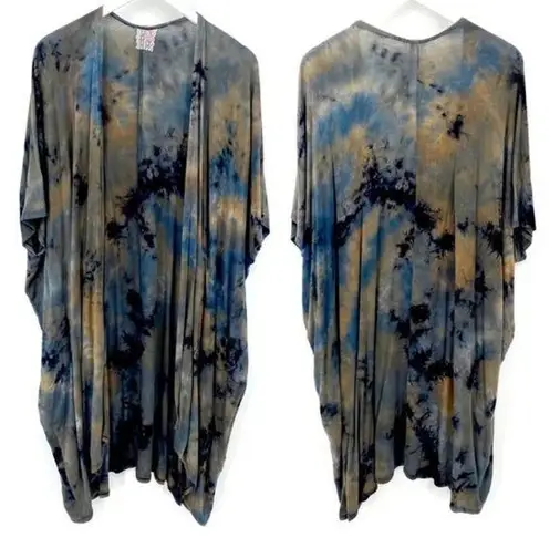 Mauve Tye Dye Oversized Kimono/Midi Duster(Size Small)