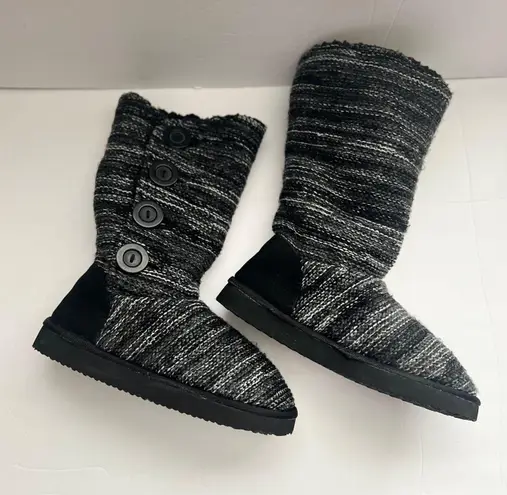 Women 100% Acrylic Knit Side Buttons Pull