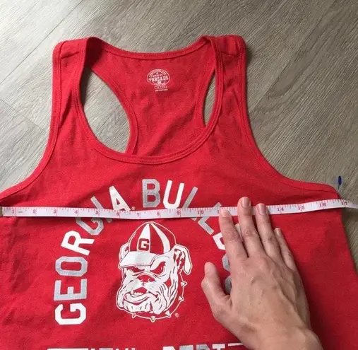Rivalry Threads NWOT Georgia Bulldogs Red Racerback Tank Top Tee University