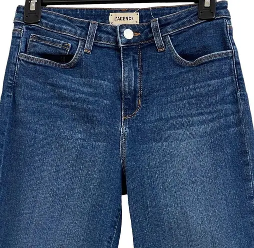 L'Agence L’Agence SZ 26 Margot Skinny Jeans High-Rise Stretch Pockets Laguna Wash Blue