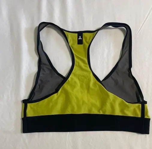 Ultracor  Sports Bra Women's Size 2 Racerback Bra Lime Green with Black