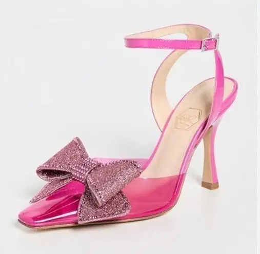 Nalebe Dimante Pumps in Pink, (Made in Italy) Size 39 New in Box Retail $730