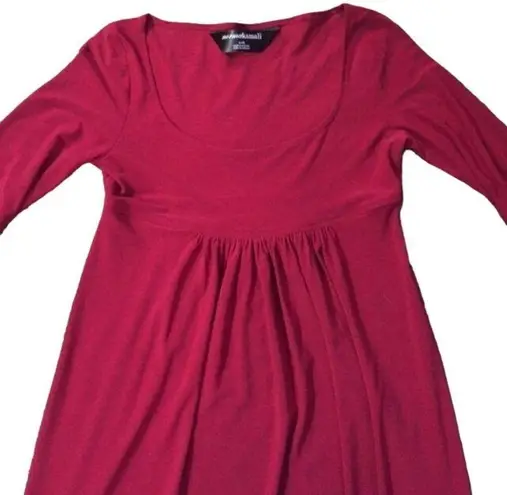 Norma Kamali Dress Womens S Used Red Stretch Excellent Used Condition