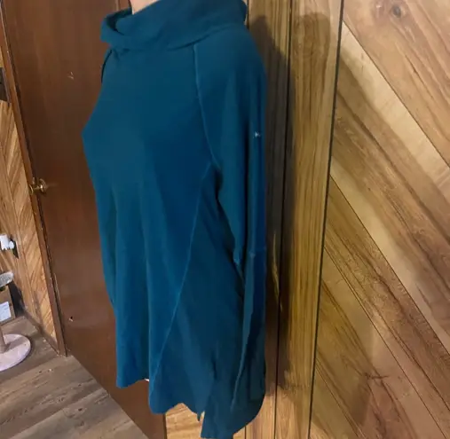 Columbia  Women’s Large Blue Long Sleeve Cowl Neck Top