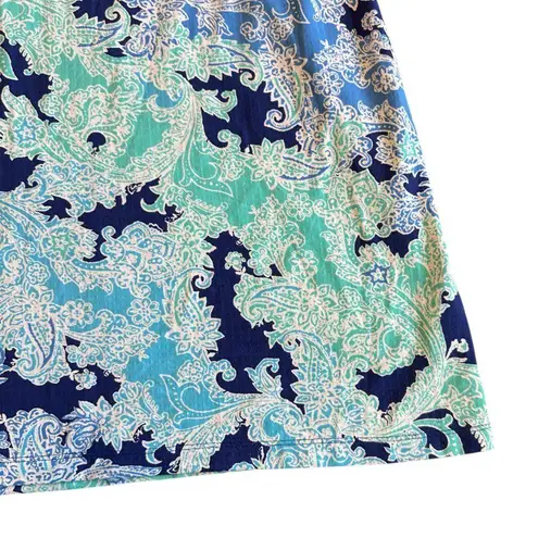 IBKUL Floral Print Sleeveless Dress Outdoor Tennis Athleisure Golf Sie Medium Blue