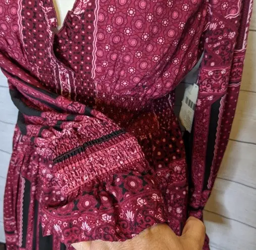 Altar'd State Dresden Fit and Flare Red Dress
