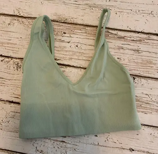 Dynamic Sage Mint Green Seamless Bralette