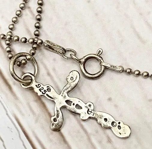 Pacific&Co MS 925 Signed Cross Necklace