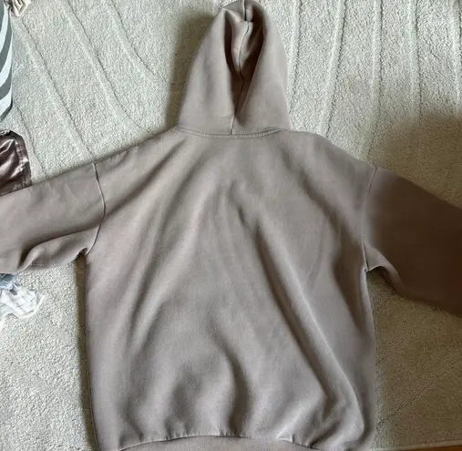 Light Brown Comfrt Hoodie Size M