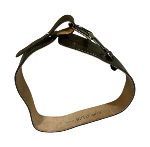 Brave Black Leather Modern Day Edge Wrap Around Belt Women Sz 32