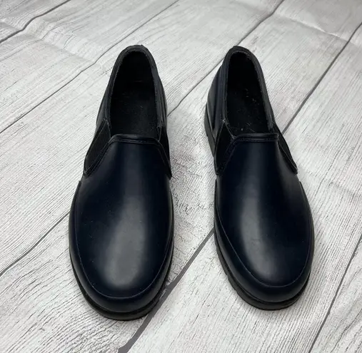 G.H. Bass &Co. G.H. Bass & Co Navy Blue Rubber Slip On Rain Shoes Clogs Size 6M