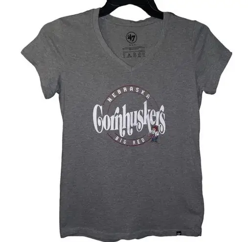 47 ' Nebraska Cornhuskers Gray Tee Size Medium