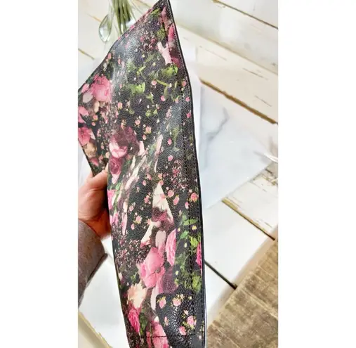 Givenchy Large Antigonia Leather Floral Pouch/Clutch