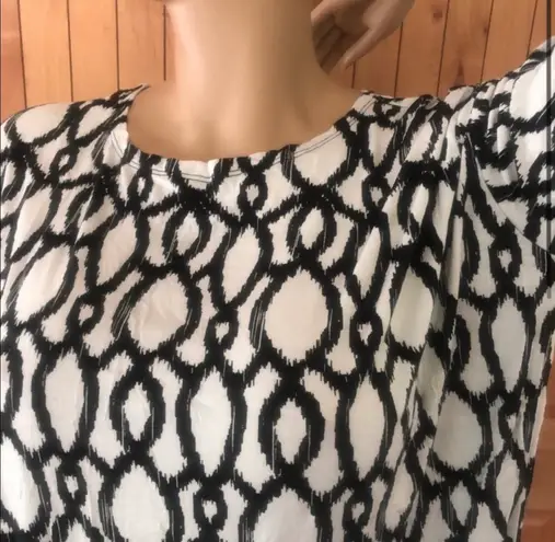 Westbound Cute Black and White Tunic Top | Shirt