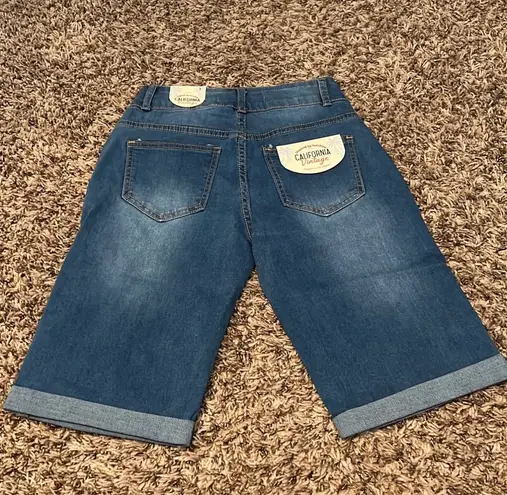 California vintage Medium Blue Wash Bermuda Shorts