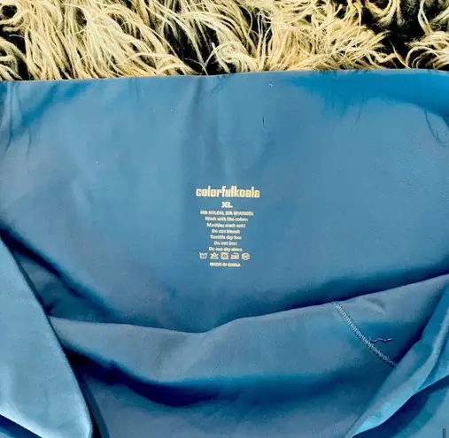 Colorfulkoala Blue Active Leggings