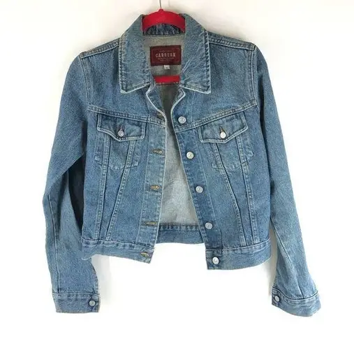 Carrera Womens Denim Jacket Retro Trucker Vintage Medium Wash Cotton M
