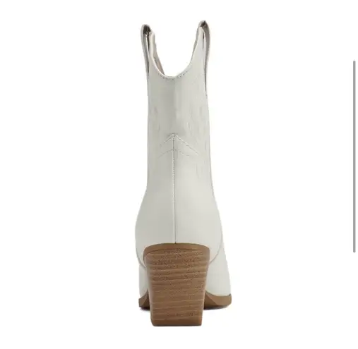 Soda White High Top Cowboy Boot