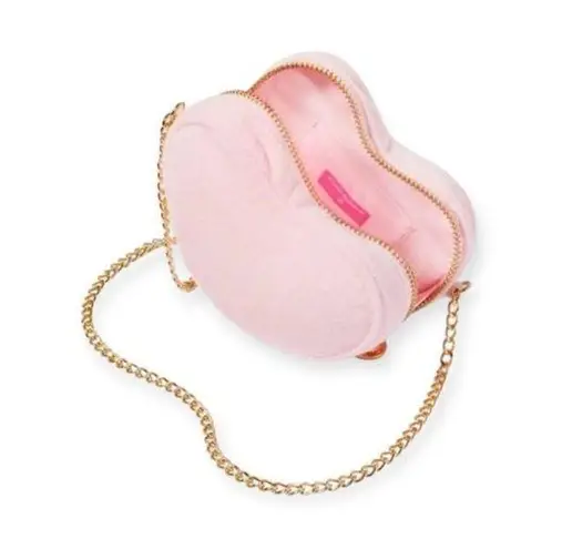 Stoney Clover Lane SCL x Target ☻︎ Terry Heart Crossbody Bag ☻︎ Smiley L Initial Patches ☻︎ Pink ☻︎