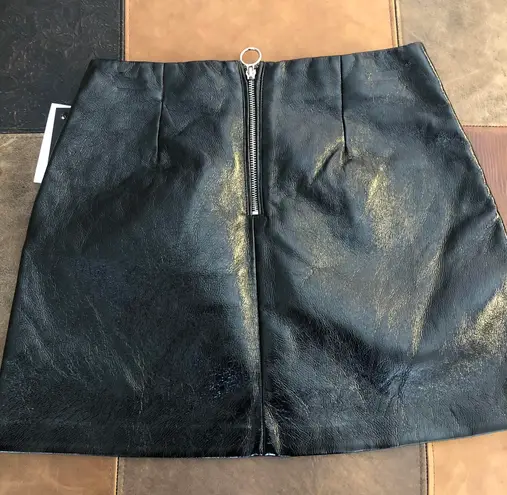 BLANK NYC Leather Mini Skirt