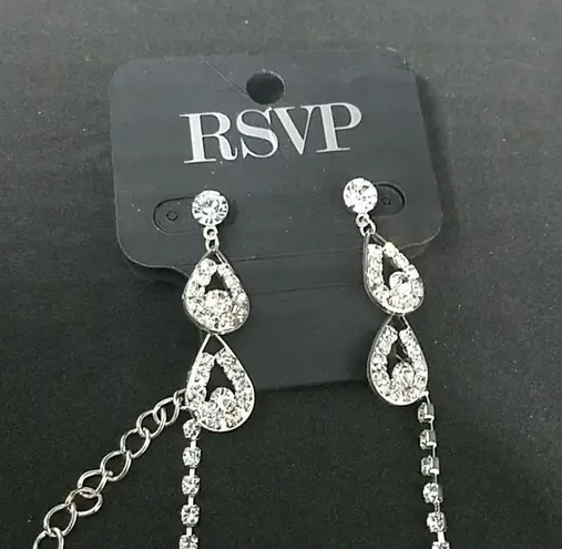 Rsvp NWT  Gorgeous Sparkling Necklace & Earring Set