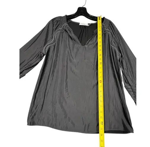 Ramy Brook Black Flared Sleeve Blouse Size S