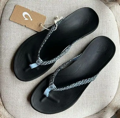 Olukai ho’opio trench blue Kapa flip flop