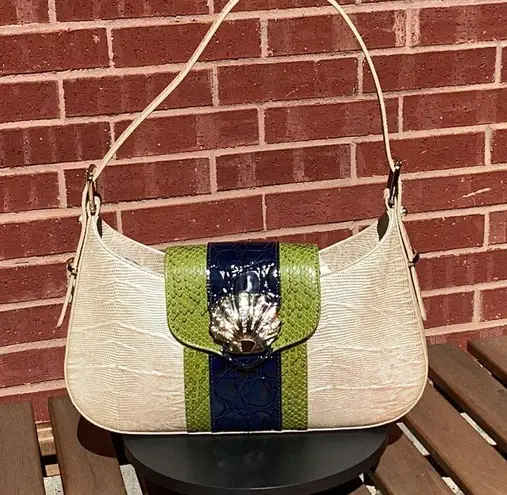 Brahmin Kylie Multi Antiguo Leather Shoulder Bag NWT