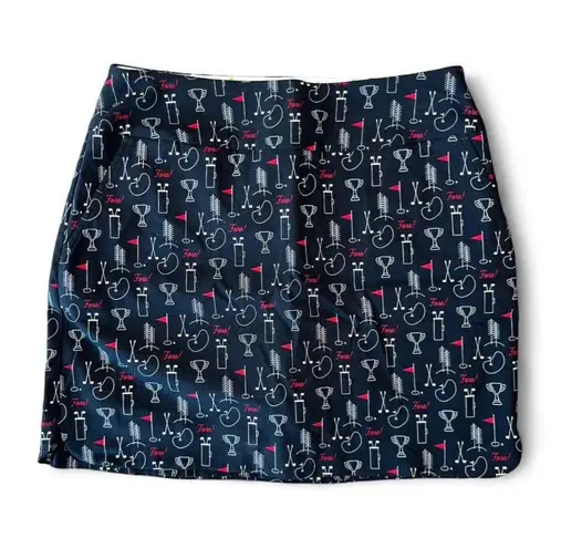 Swing Control Fore Black and Red Skort Size 6