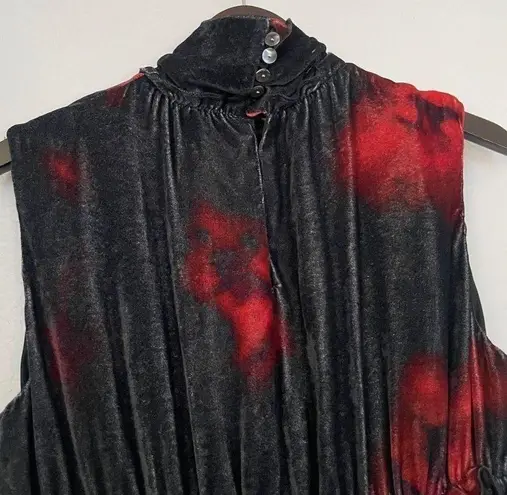 Altuzarra NWT Indira Velvet Dress in Electric Orange 46 XL