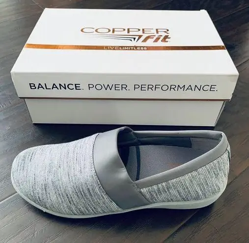 NWT Copper Fit Restore A Line Women's Gray Walking Slip