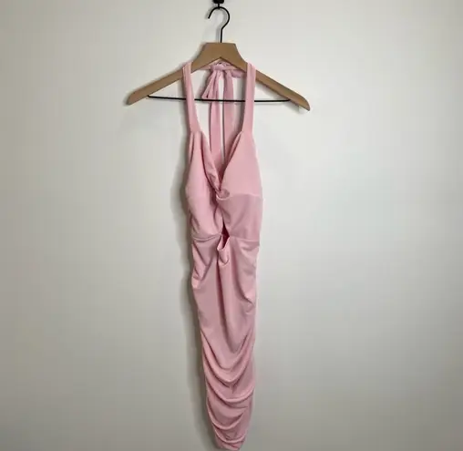 Michael Costello X Revolve Peyton Halter Mini Dress