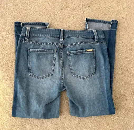 White House | Black Market  Women's Jeans Blue Denim Straight Low Rise, Sz 4